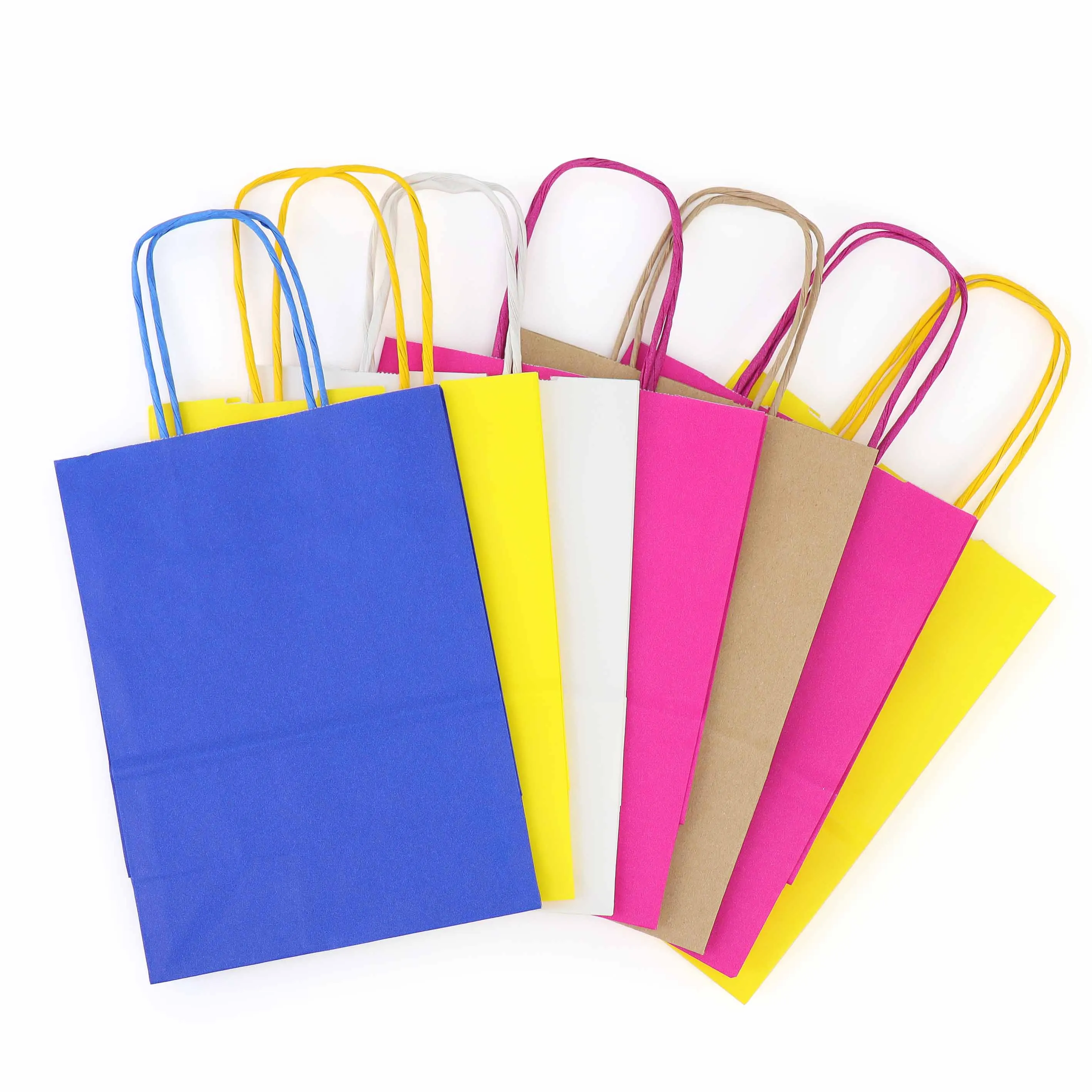 Lot of 25 to 60 Kraft Paper Bags, Colored Paper Bags, Gift Wrapping, Gift Bags, Details for Communion Guests, Wedding Guest Details, Baptism Souvenirs, Birthday Gifts, Regalantes Store