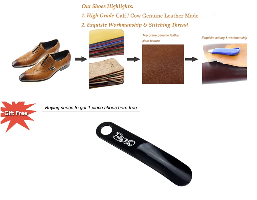 Luxury Men's Dress Shoes Genuine Leather Brogue Wingtip Toe Oxford Black Brown Lace-Up Business Wedding Formal Men Shoes