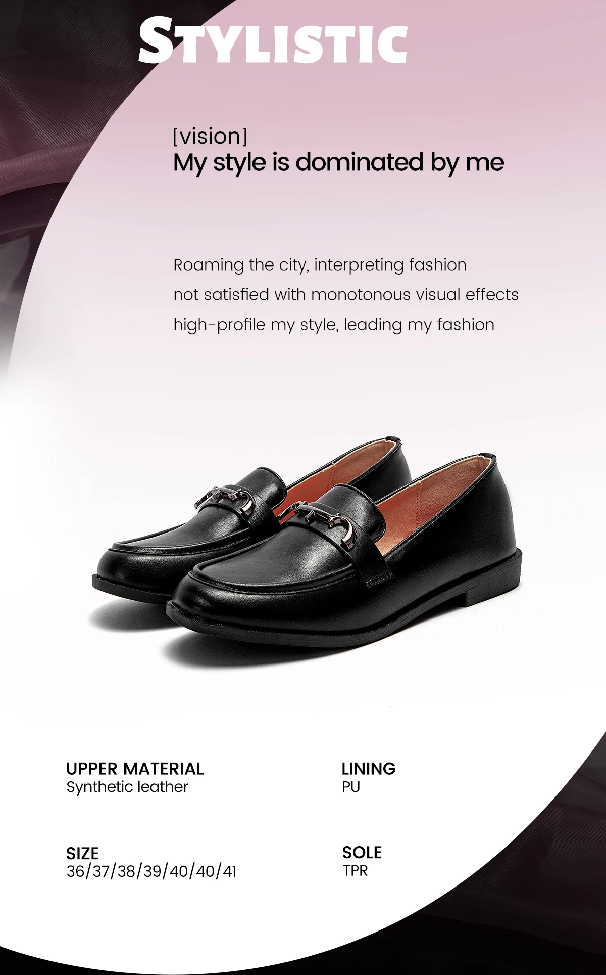 CHCH Women's Flat Shoes 2025 New Black Women's Business Shoes Commuter