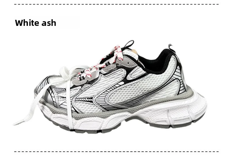 Men's and Women's Thick Soled Shoes, Sizes 36-45, Dad Shoes, Height Increasing, Breathable, Thick Heels, Casual Sports Shoes
