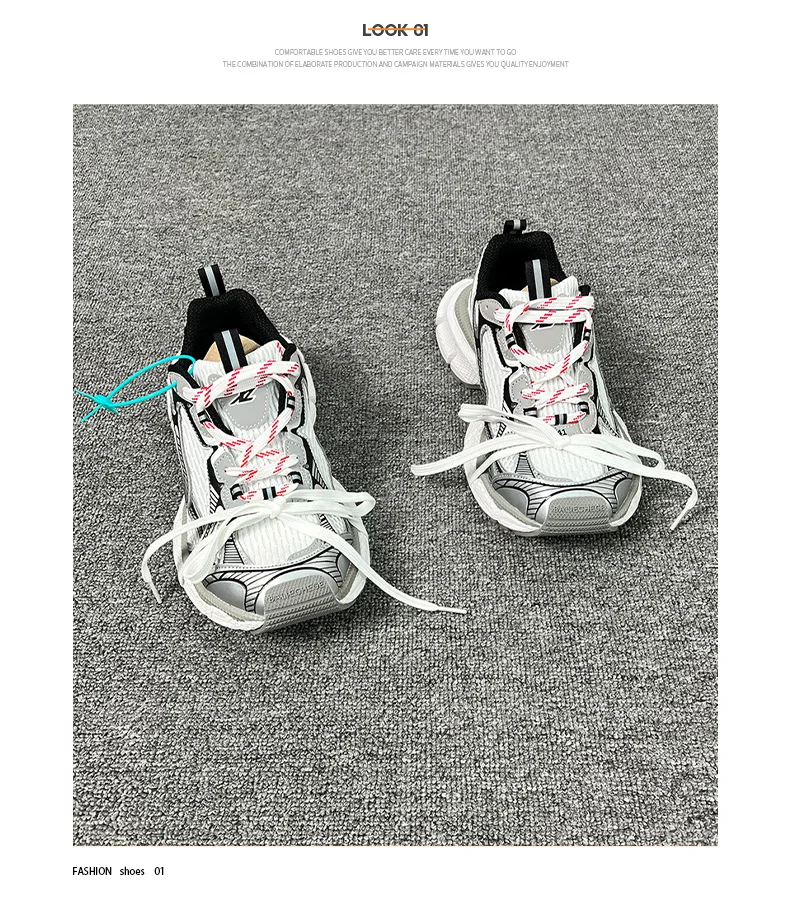 Men's and Women's Thick Soled Shoes, Sizes 36-45, Dad Shoes, Height Increasing, Breathable, Thick Heels, Casual Sports Shoes
