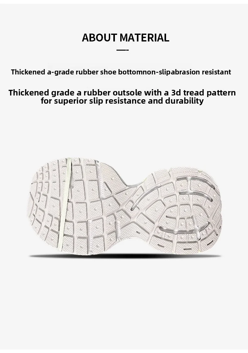 Men's and Women's Thick Soled Shoes, Sizes 36-45, Dad Shoes, Height Increasing, Breathable, Thick Heels, Casual Sports Shoes