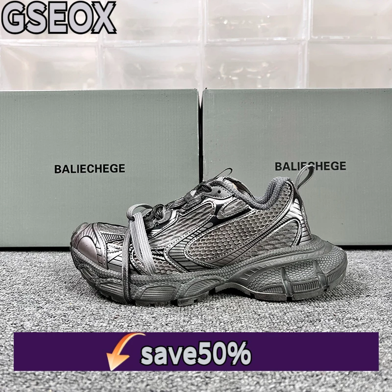 Men's and Women's Thick Soled Shoes, Sizes 36-45, Dad Shoes, Height Increasing, Breathable, Thick Heels, Casual Sports Shoes