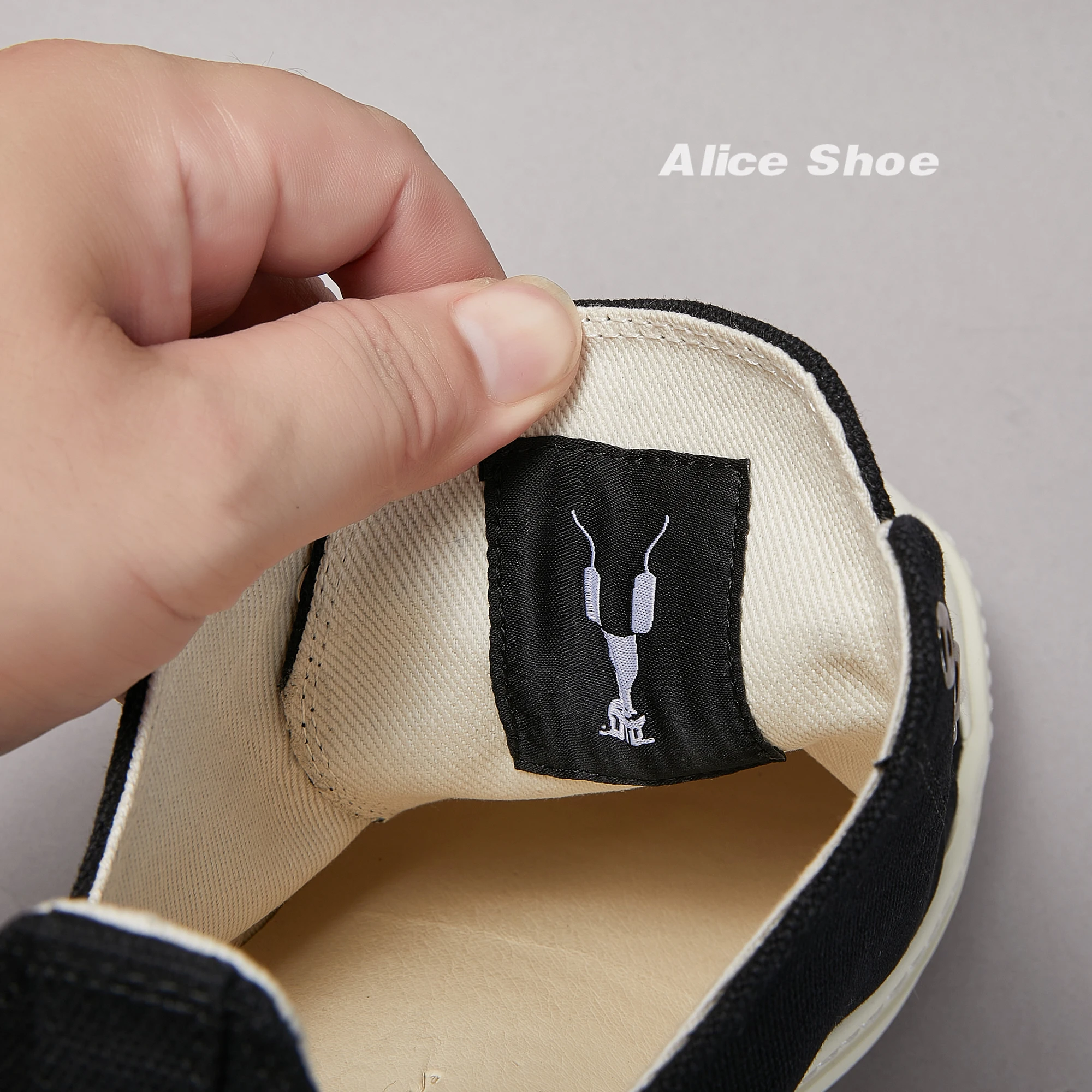 Brand Men Shoe Canvas Low Top Women Sneaker Quality Black Lace Up Designer Luxury Punk Trainer Street Platform Casual Flat Shoe