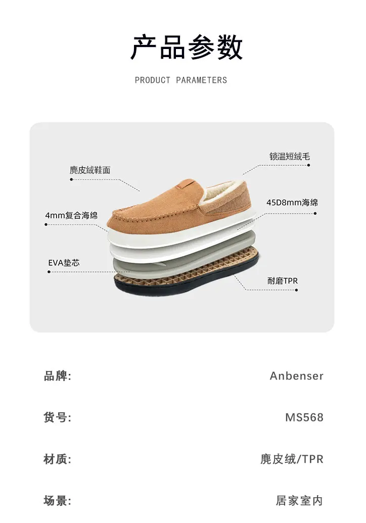 2025 Men Home Cotton Shoes Classic Fashion Warm Ankle Boots for Men Fluffy Plush Padded Slippers For Man Super Soft Slippers