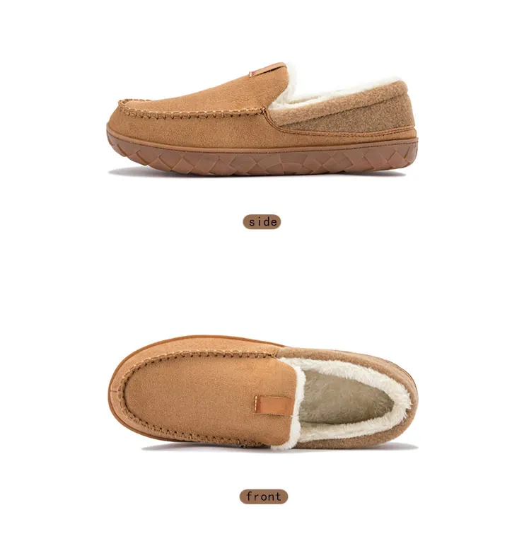 2025 Men Home Cotton Shoes Classic Fashion Warm Ankle Boots for Men Fluffy Plush Padded Slippers For Man Super Soft Slippers