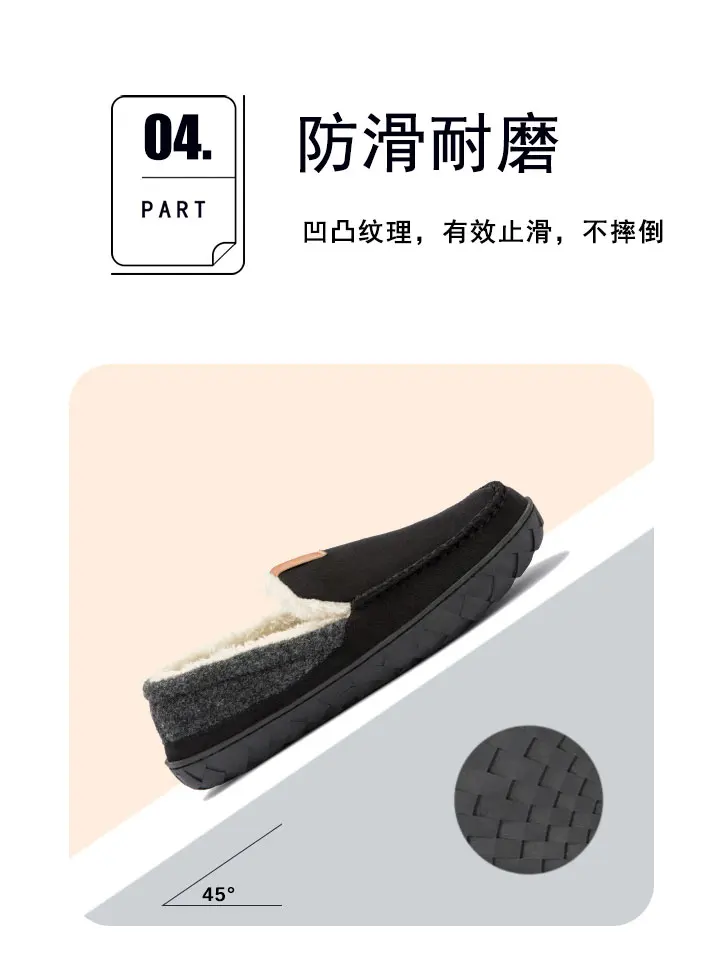 2025 Men Home Cotton Shoes Classic Fashion Warm Ankle Boots for Men Fluffy Plush Padded Slippers For Man Super Soft Slippers