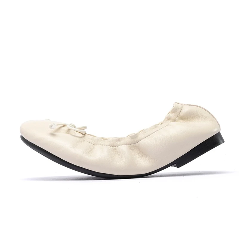 AIYUQI 2026 New Women's Flat Shoes Round Toe Comfortable Mary Jane Shoes Women Plus Size Spring and Autumn Ballet Female Shoes