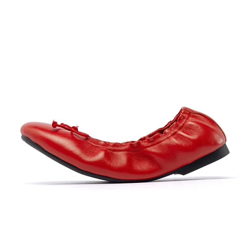 AIYUQI 2026 New Women's Flat Shoes Round Toe Comfortable Mary Jane Shoes Women Plus Size Spring and Autumn Ballet Female Shoes