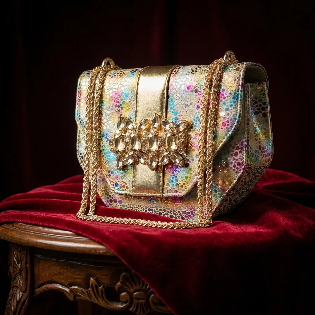 New Arrive Nigerian Women Heel Party Shoes and Bag Set Purple Colour Rhinestone Handbag Italian Design Wedding INS 2026