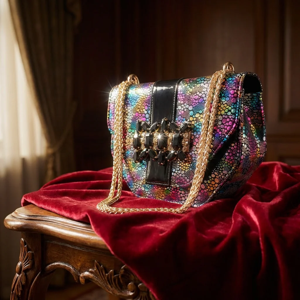 New Arrive Nigerian Women Heel Party Shoes and Bag Set Purple Colour Rhinestone Handbag Italian Design Wedding INS 2026