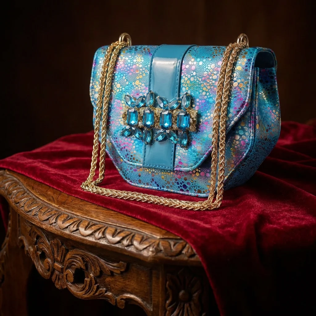 New Arrive Nigerian Women Heel Party Shoes and Bag Set Purple Colour Rhinestone Handbag Italian Design Wedding INS 2026