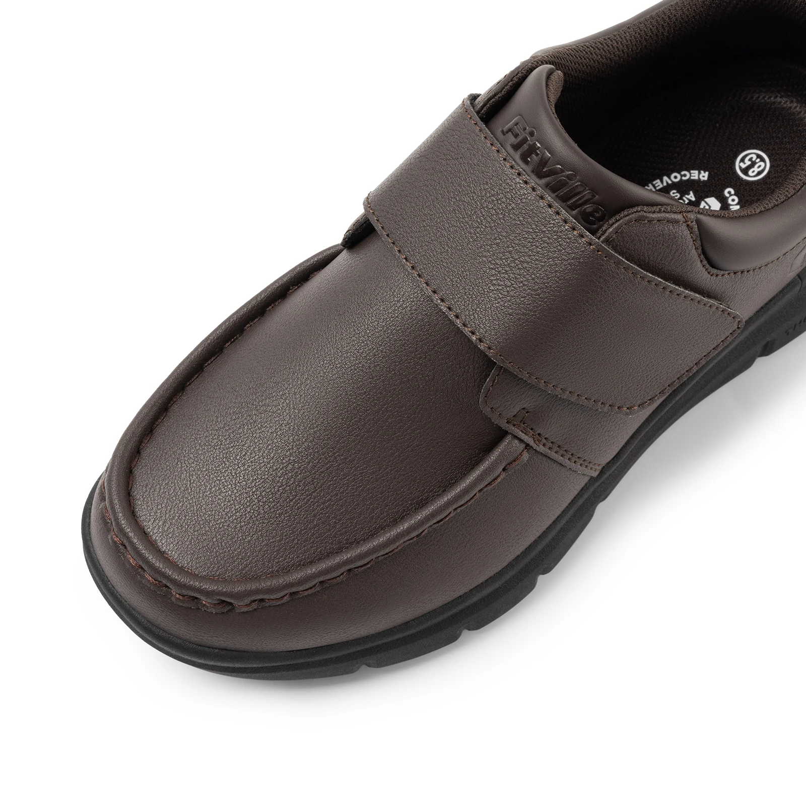 Fitville Wide Diabetic Walking Shoes Comfortable Luxury Dress Business Shoes for Men Casual Sneakers Arche Support Breathable