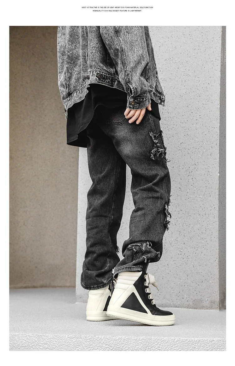 Casual High-top Boots Sports Shoes Lace-up Leather Ankle Boots Male Skateboard Shoes Men Sneakers 39-44 Men Luxury Sneakers