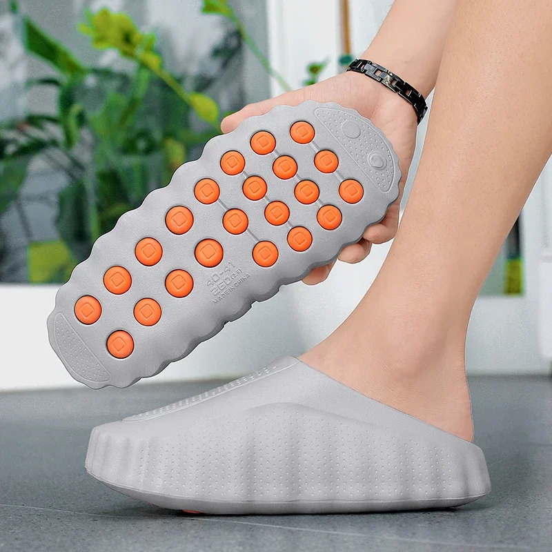 Brand Men Slippers Shoes Fashion Summer Non-Slip Male Sandals Water Shoes Slides 286 2026 Outdoor Womens Beach Shoes Slipper Man