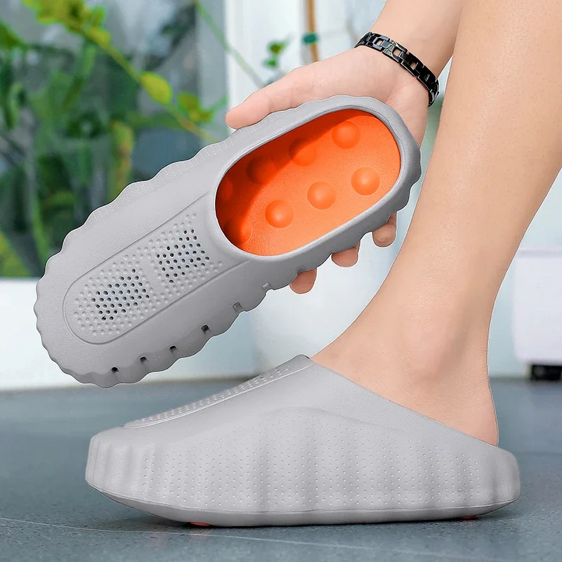 Brand Men Slippers Shoes Fashion Summer Non-Slip Male Sandals Water Shoes Slides 286 2026 Outdoor Womens Beach Shoes Slipper Man