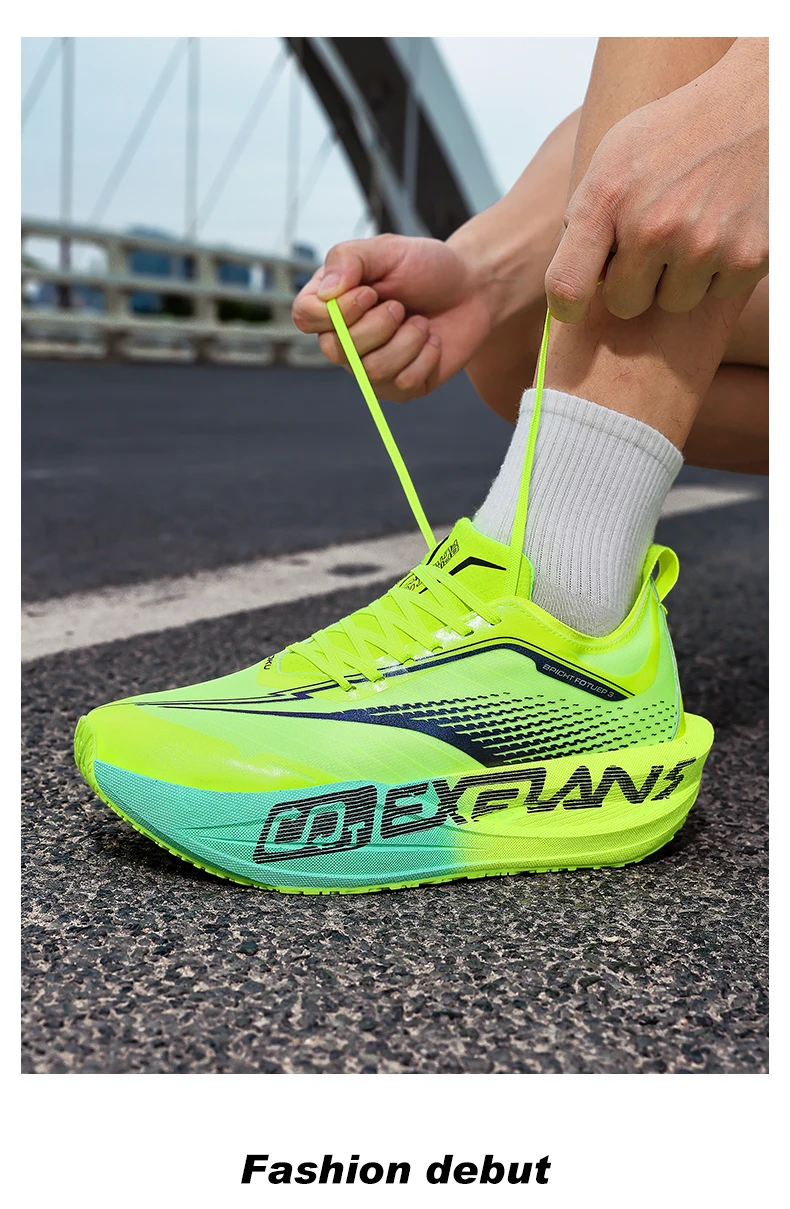 Men Running Shoes Carbon Board Marathon Speciality Sports Breathable Lightweight Women's Comfortable Athletic Sneakers