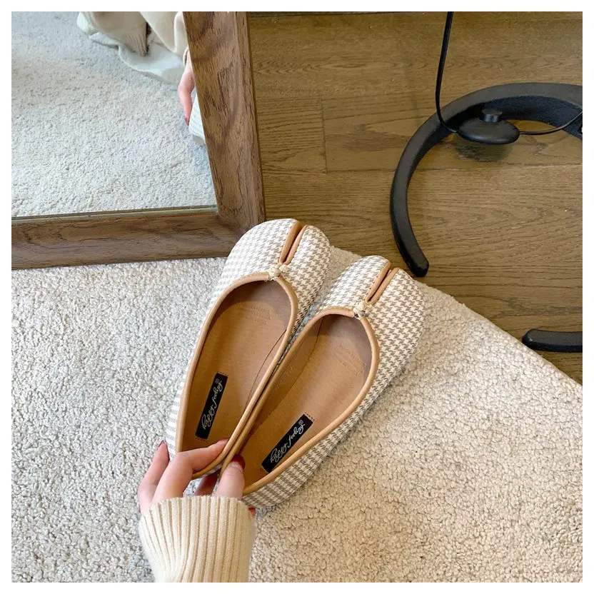 2023 Women Flats Tabi ninja Shoes Women Microfiber Leather Comfy Flats Split Toe Loafers Soft Bottom Moccasins Solid Brief Mujer