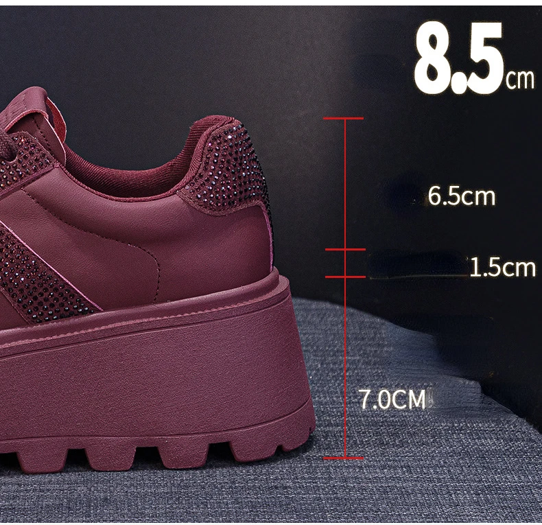 CICIYANG Winter Sneakers Platform Women Genuine Leather 2025 Autumn New Women German Training Shoes Non-slip Sneakers for Ladies