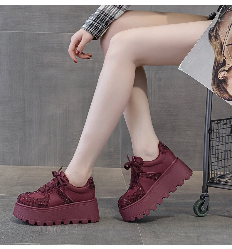 CICIYANG Winter Sneakers Platform Women Genuine Leather 2025 Autumn New Women German Training Shoes Non-slip Sneakers for Ladies