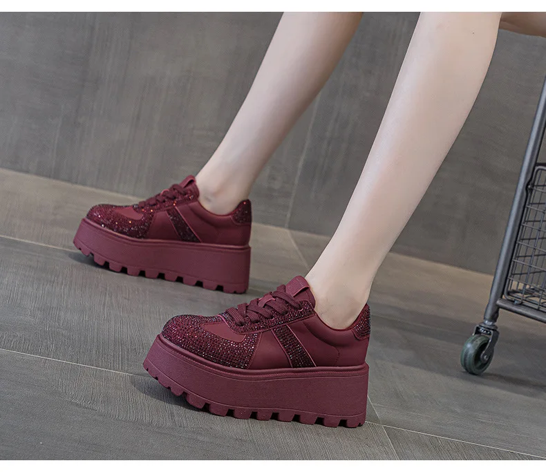 CICIYANG Winter Sneakers Platform Women Genuine Leather 2025 Autumn New Women German Training Shoes Non-slip Sneakers for Ladies
