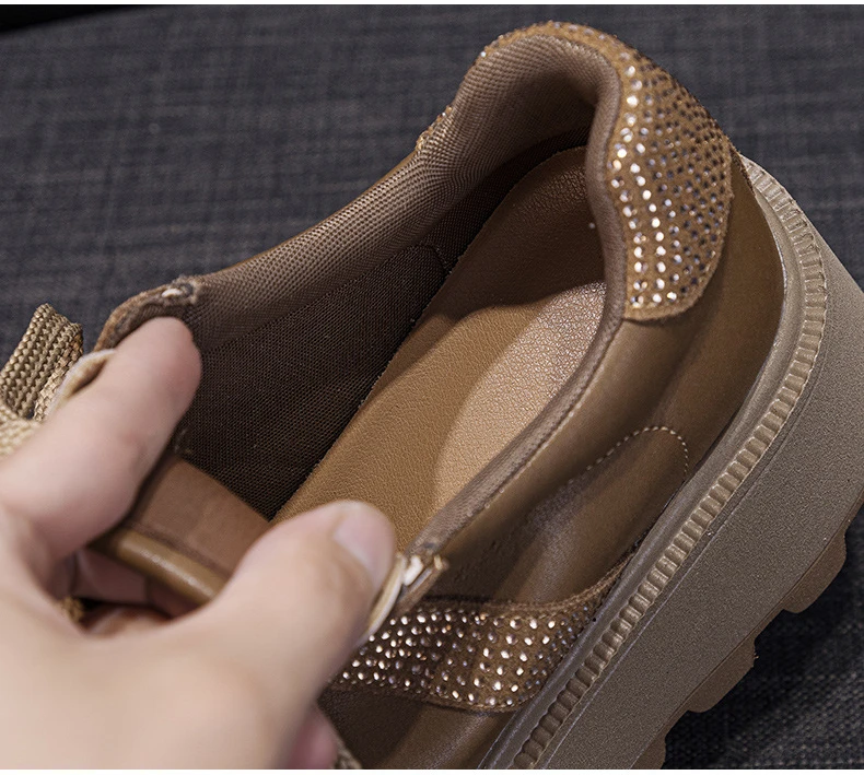 CICIYANG Winter Sneakers Platform Women Genuine Leather 2025 Autumn New Women German Training Shoes Non-slip Sneakers for Ladies