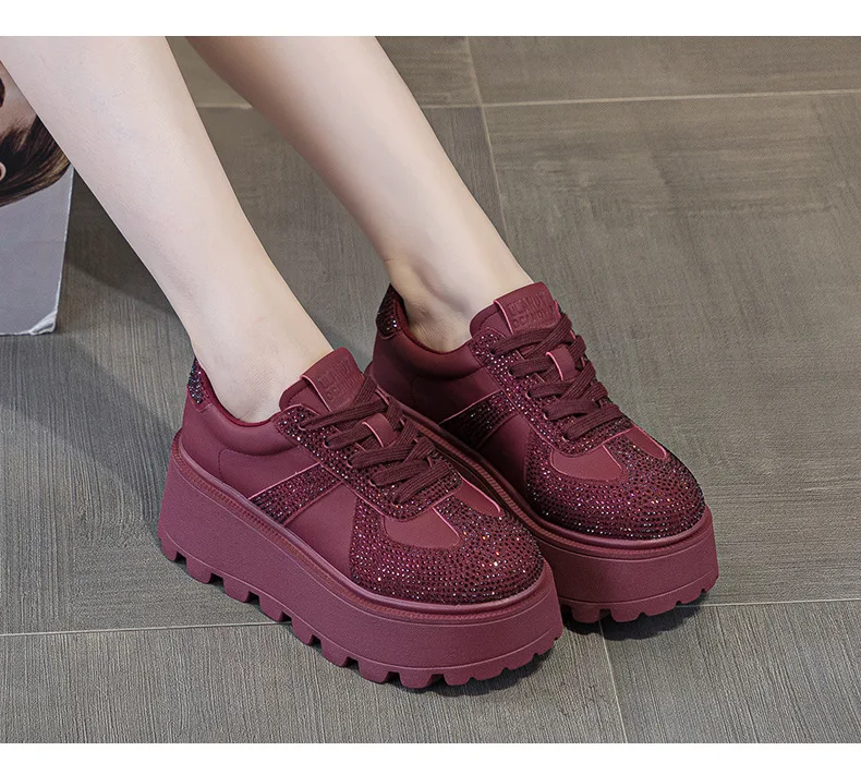 CICIYANG Winter Sneakers Platform Women Genuine Leather 2025 Autumn New Women German Training Shoes Non-slip Sneakers for Ladies