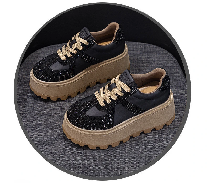 CICIYANG Winter Sneakers Platform Women Genuine Leather 2025 Autumn New Women German Training Shoes Non-slip Sneakers for Ladies