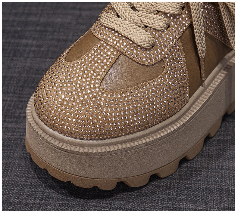 CICIYANG Winter Sneakers Platform Women Genuine Leather 2025 Autumn New Women German Training Shoes Non-slip Sneakers for Ladies
