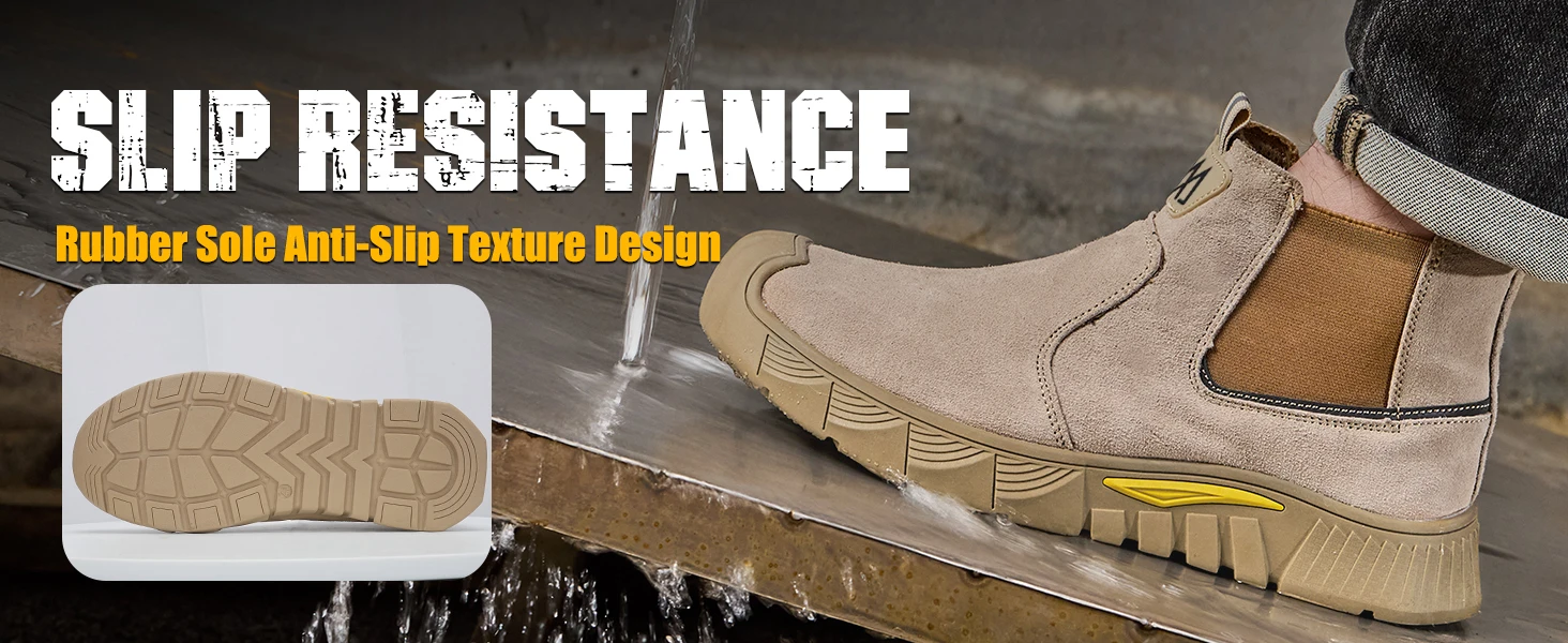Factory Grade Men's Safety Shoes Comfort Men's Work Shoes Indestructible Puncture Proof Light Outdoor Work Boots