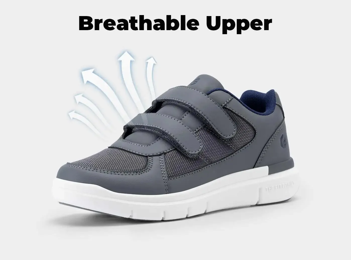 FitVille Men'S Diabetic Shoes Extra Wide 4E Senior Shoe Relieve Neuropathy Suitable For Swollen Foot Pain With Arch Support