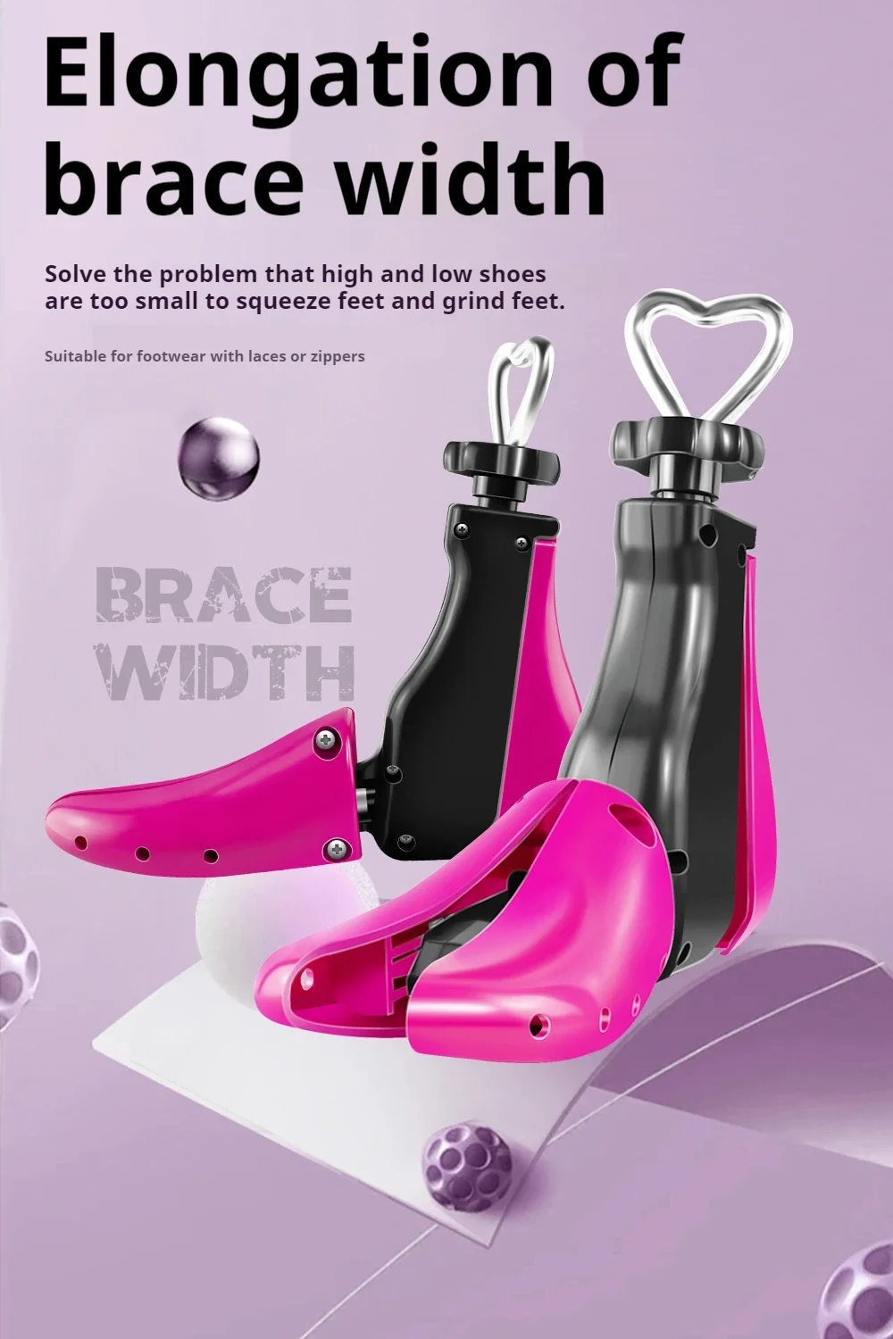 1Pair/2Pcs New High Top Shoe Stretcher Men Women Adjustable Length Width Shoe Tree Boots Sneakers Shoe Stretchers Shoe Trees