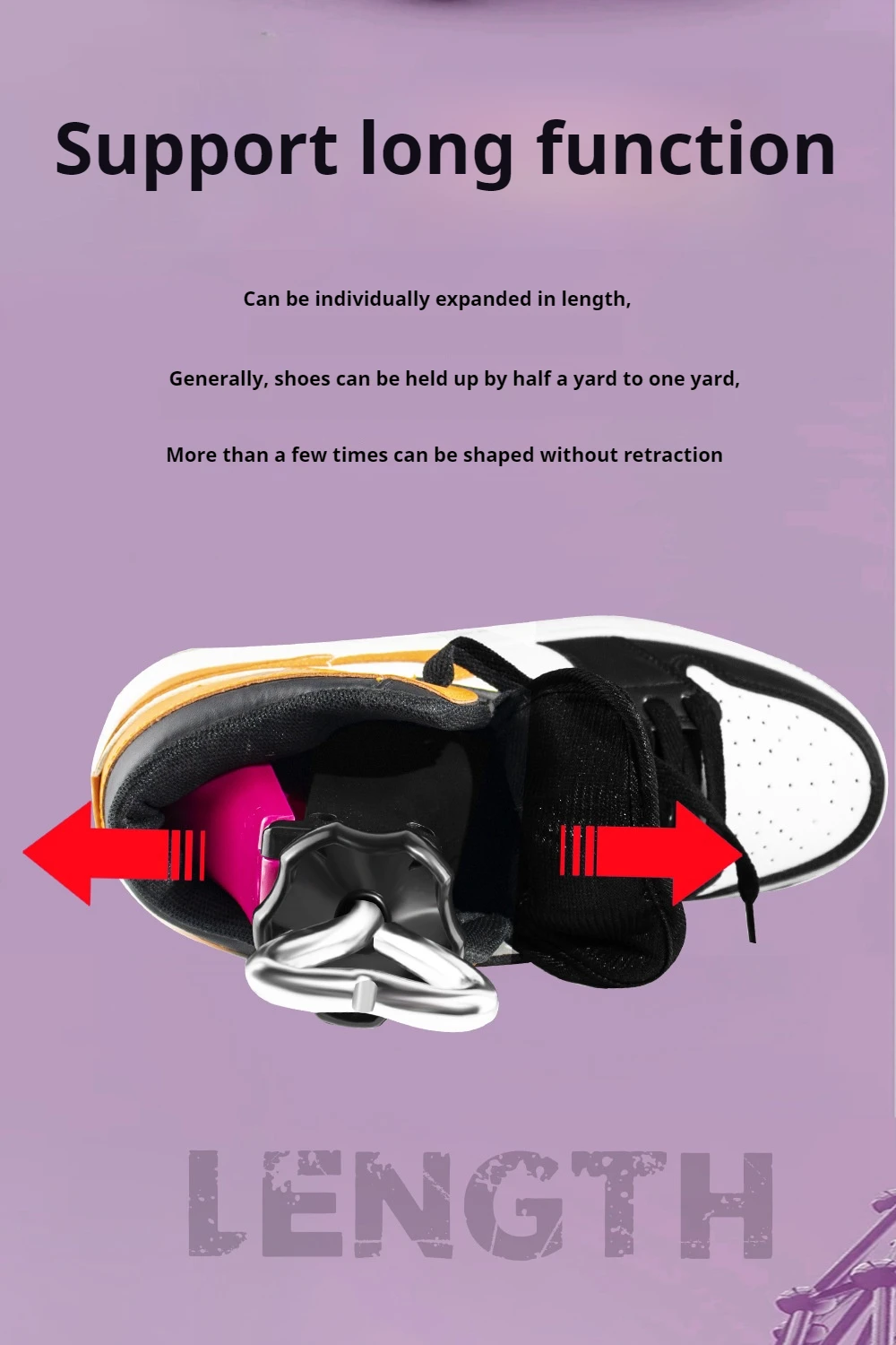 1Pair/2Pcs New High Top Shoe Stretcher Men Women Adjustable Length Width Shoe Tree Boots Sneakers Shoe Stretchers Shoe Trees