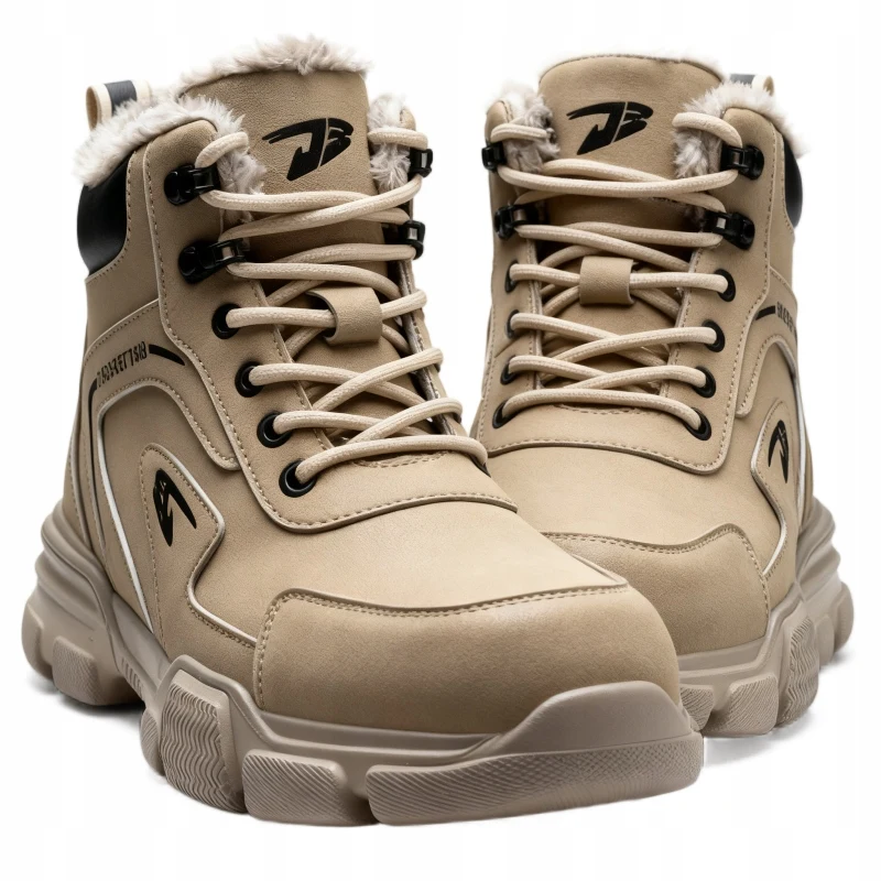 Men's Winter Insulated Work Boots Semi-Boots with Toe Cap S3 PPE Semi-Boots for Work