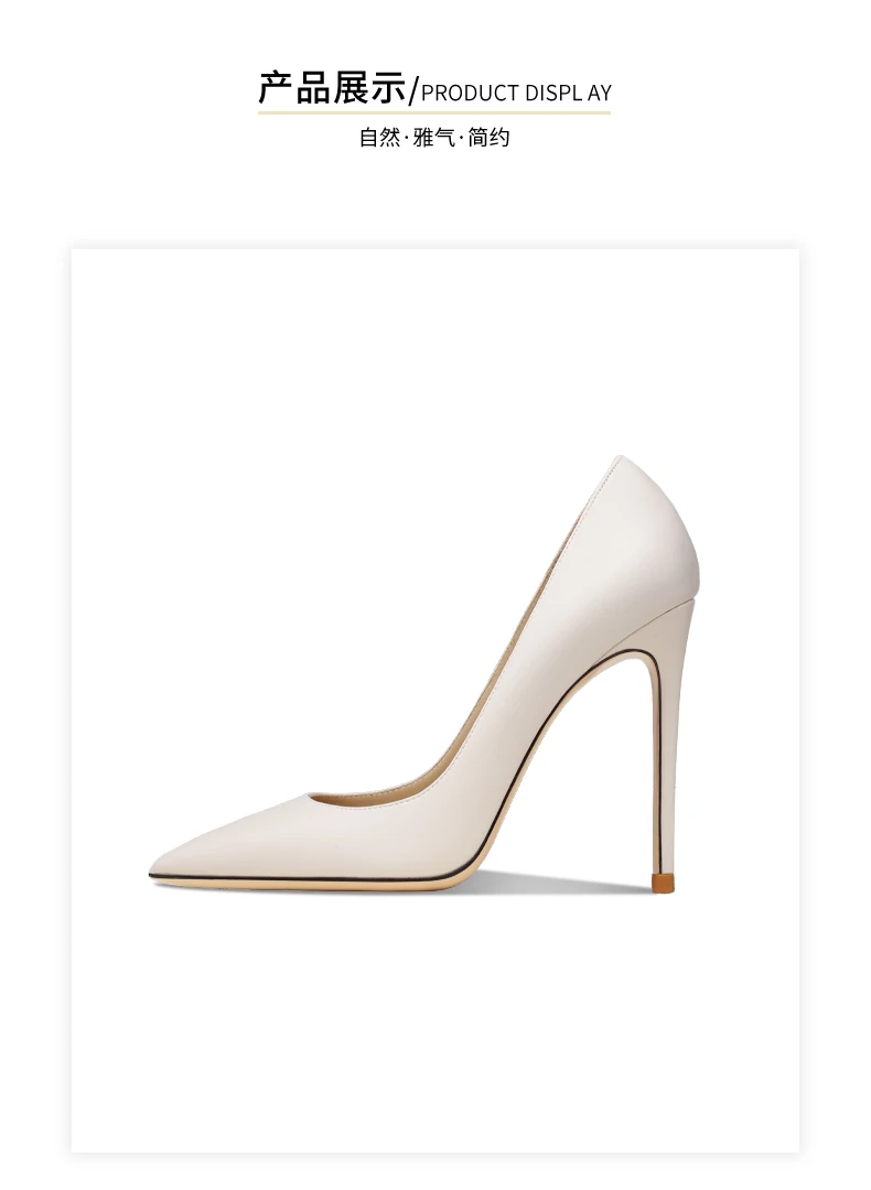 Luxury Heels for women 2025 Real Leather Elegant Women Shoes With Low Heel White Matte Pumps Pointed Ladies Prom Shoes Women