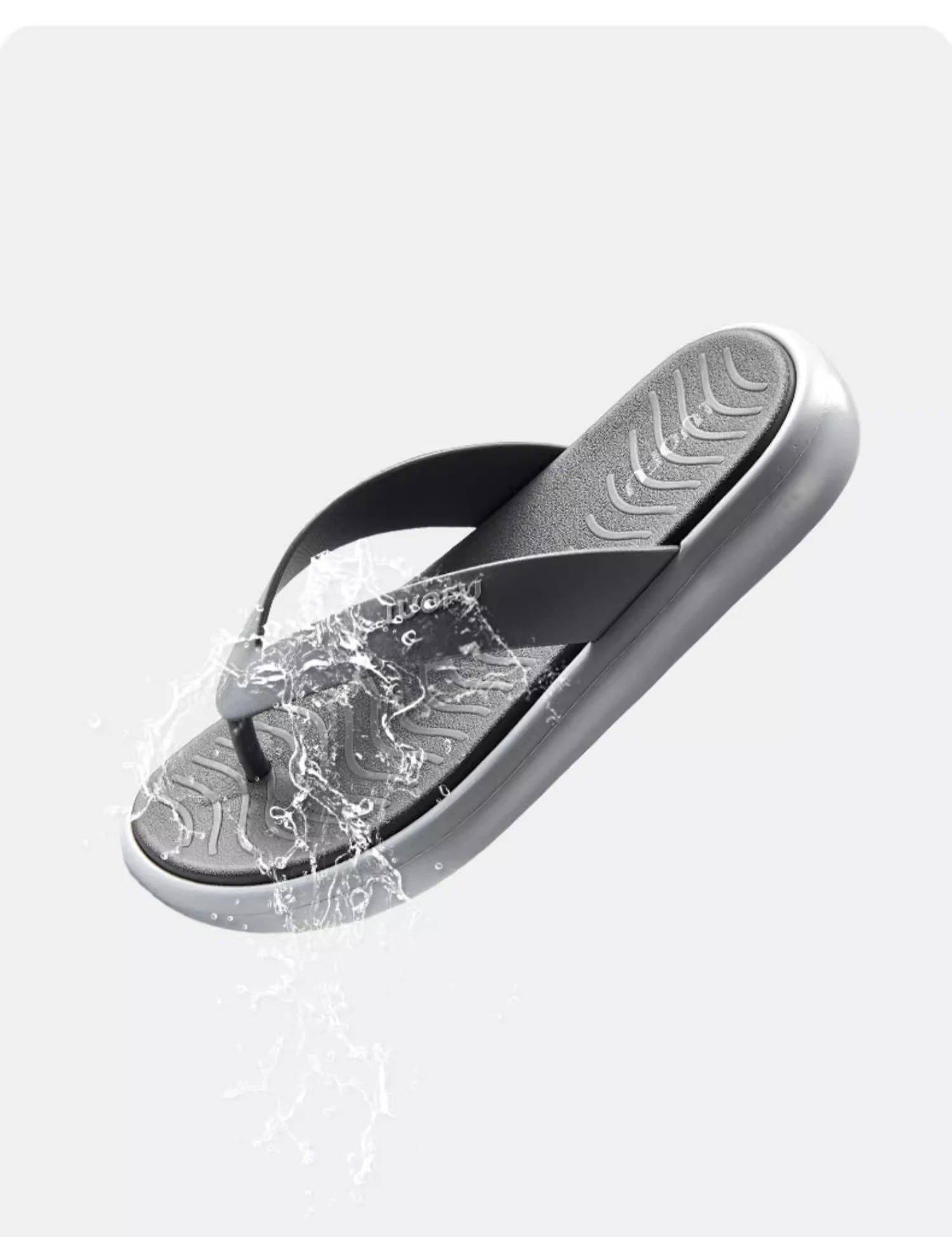 LUOFU Men's New Flip Flops Summer Outdoor Anti Slip Fashion Simple Thick Bottom Holiday Slippers Sandals