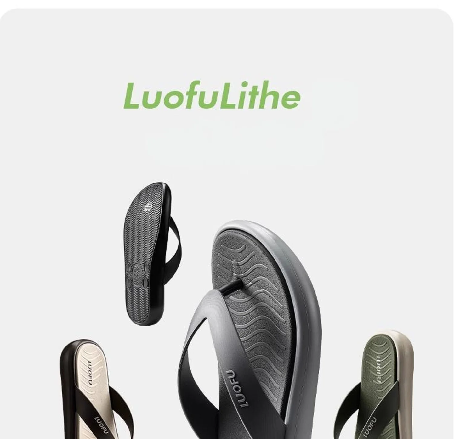 LUOFU Men's New Flip Flops Summer Outdoor Anti Slip Fashion Simple Thick Bottom Holiday Slippers Sandals