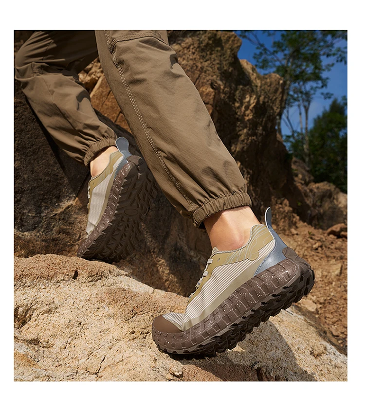VIPOL Outdoor running shoes for men, high-quality cross-country sports casual shoes, netted mountaineering trendy shoes
