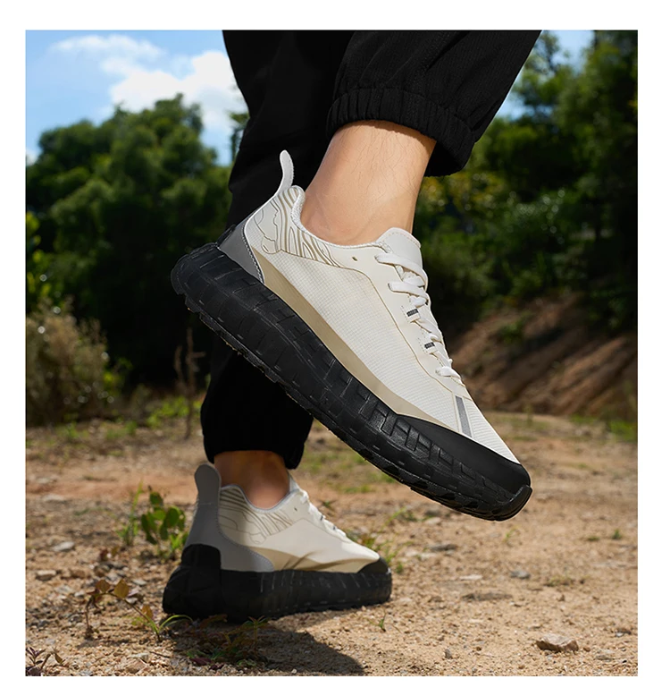 VIPOL Outdoor running shoes for men, high-quality cross-country sports casual shoes, netted mountaineering trendy shoes