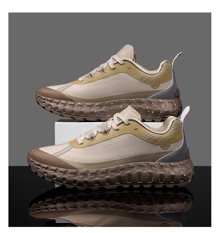 VIPOL Outdoor running shoes for men, high-quality cross-country sports casual shoes, netted mountaineering trendy shoes