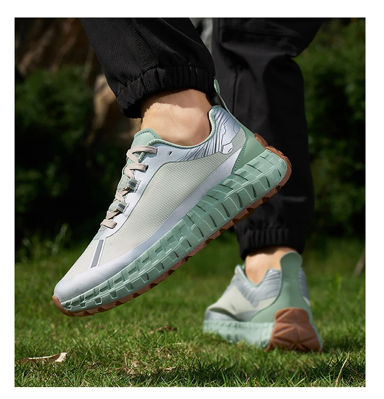 VIPOL Outdoor running shoes for men, high-quality cross-country sports casual shoes, netted mountaineering trendy shoes
