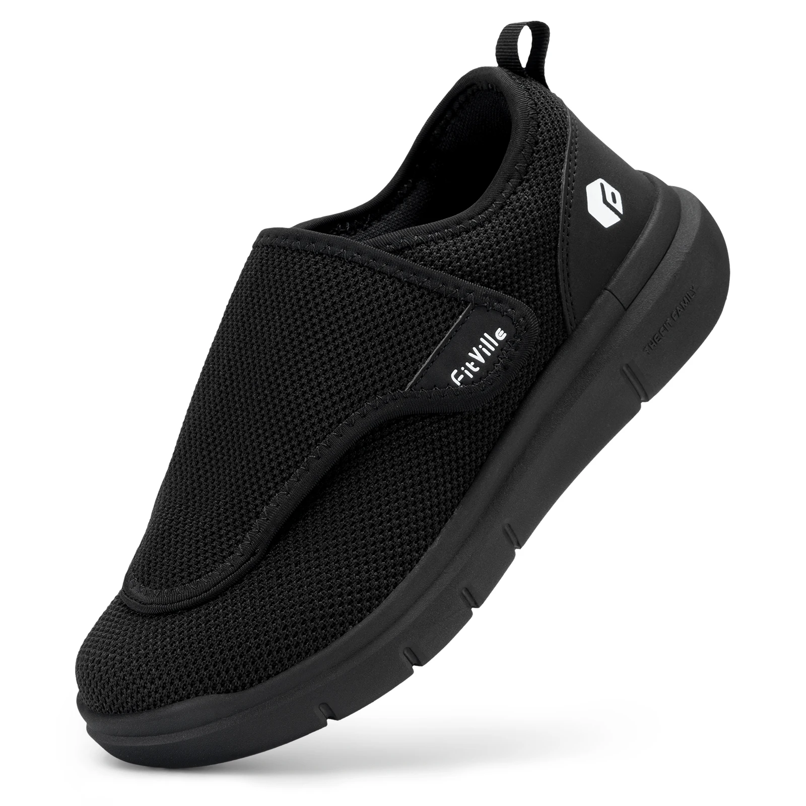 Fitville Wide Width Women's Diabetic Shoes Walking Shoes Casual Breathable for Elderly Swollen Feet Foot Pain Relief Neuropathy