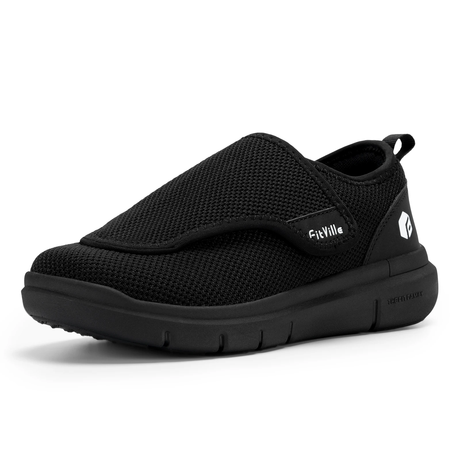 Fitville Wide Width Women's Diabetic Shoes Walking Shoes Casual Breathable for Elderly Swollen Feet Foot Pain Relief Neuropathy