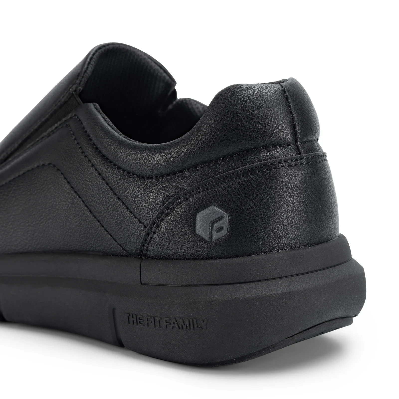Fitville Men'S Slip-On Shoes Wide Width Leather Casual Shoes Lightweight For Swollen Feet With Arch Support Pain Relief