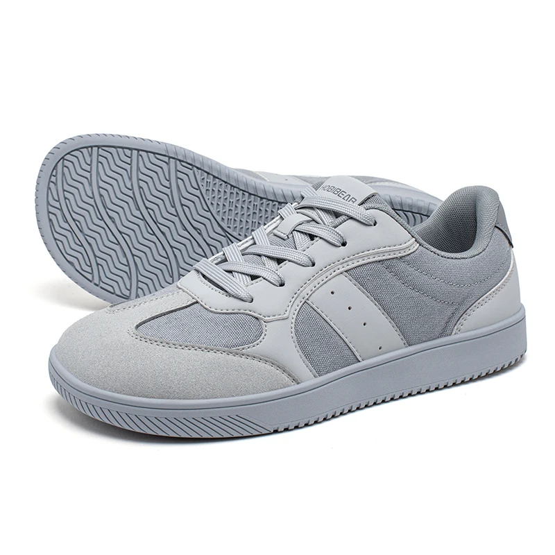 HOBIBEAR Minimalist Wide Toe Shoes Mens Womens Lace Up Mesh Barefoot Sneaker Zero Drop Non Slip Shoes