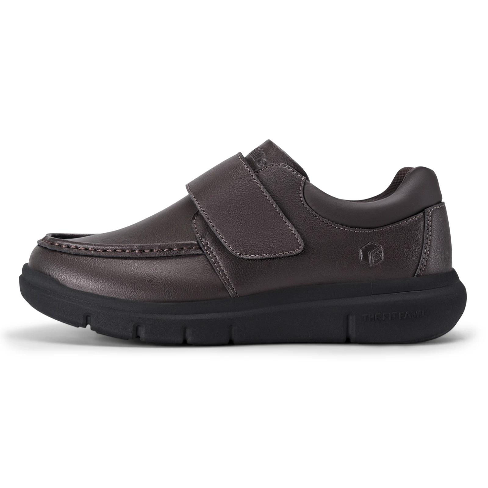 FitVille Wide Fit Men's Leather Shoes Diabetic Walking Shoes Oxford Shoes Formal Business Shoe Comfortable All Day Wear