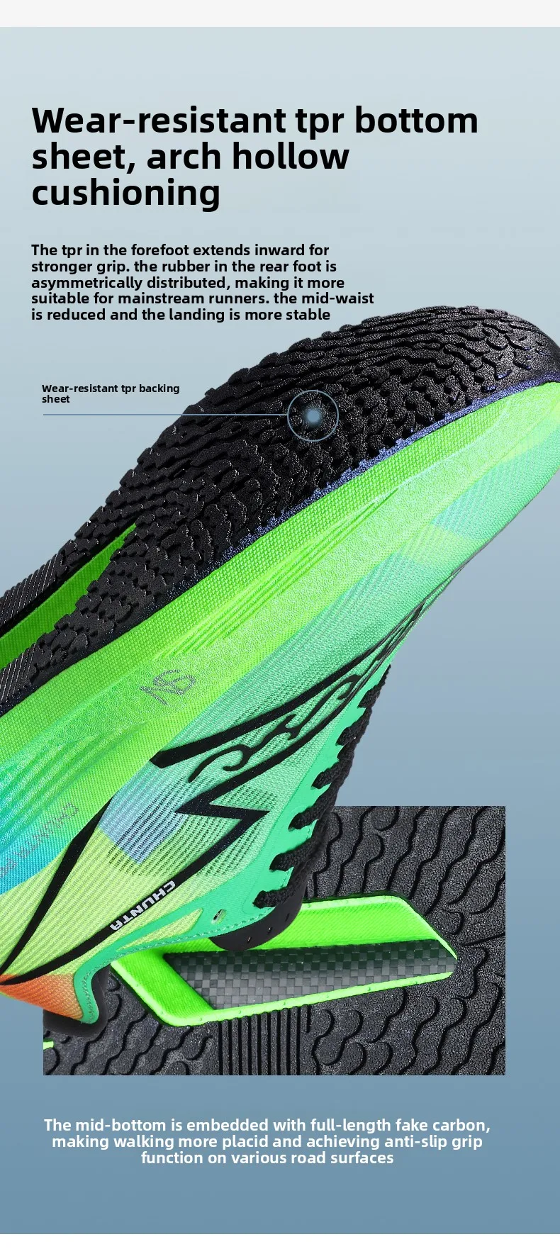 Men Carbon Plate Running Shoes Breathable Women Tennis Sport Trainers Outdoor Marathon Jogging Casual Athletic Chunta Sneakers