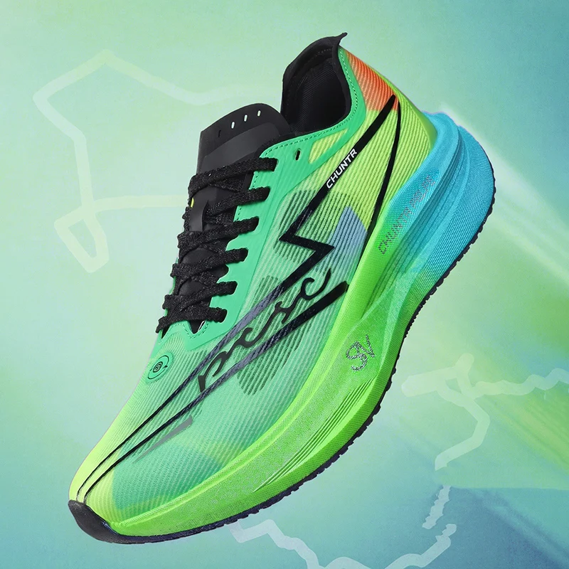 Men Carbon Plate Running Shoes Breathable Women Tennis Sport Trainers Outdoor Marathon Jogging Casual Athletic Chunta Sneakers