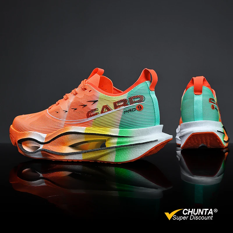 Men Running Shoes Carbon Board Marathon Speciality Sports Breathable Lightweight Women's Comfortable Athletic Sneakers