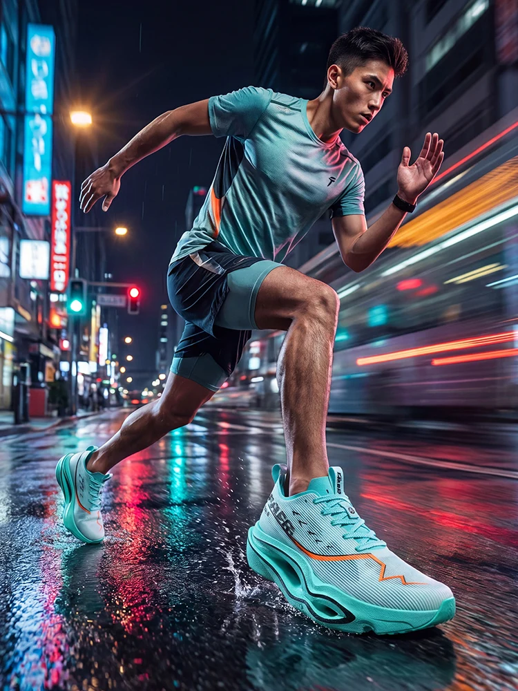 Men Running Shoes Carbon Board Marathon Speciality Sports Breathable Lightweight Women's Comfortable Athletic Sneakers